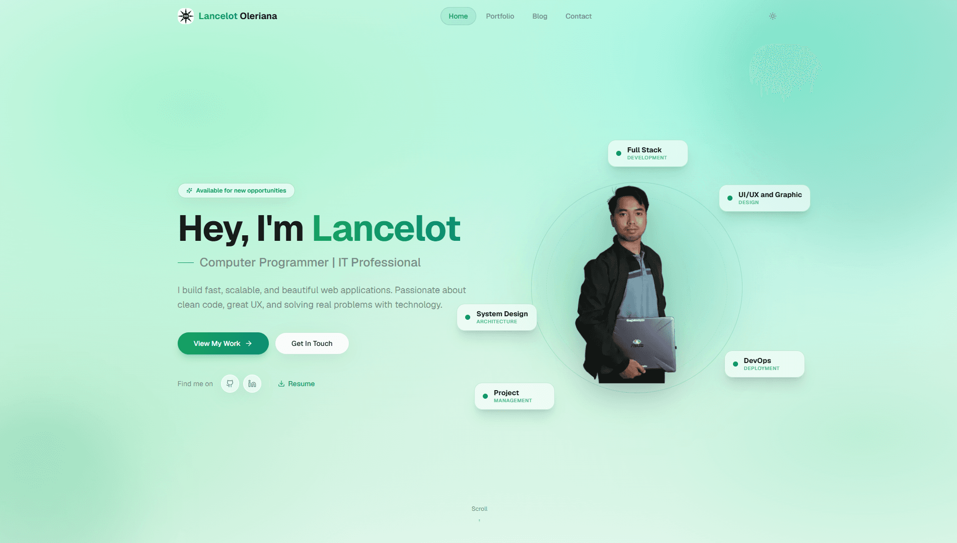 Portfolio + CMS